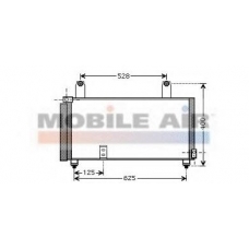 52005081 VAN WEZEL Конденсатор, кондиционер