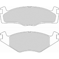 FD6681N NECTO Комплект тормозных колодок, дисковый тормоз