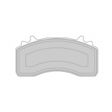 G6988 ABEX Комплект тормозных колодок, дисковый тормоз