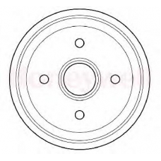 329158B BENDIX Тормозной барабан