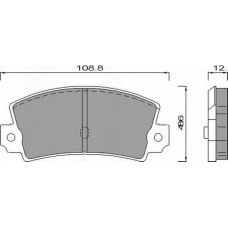 AC496081D AC Delco Комплект тормозных колодок, дисковый тормоз