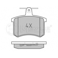 025 211 4416/PD MEYLE Комплект тормозных колодок, дисковый тормоз