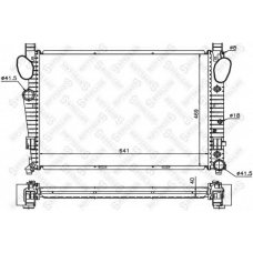 10-25426-SX STELLOX Радиатор, охлаждение двигателя