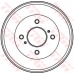 DB4047 TRW Тормозной барабан