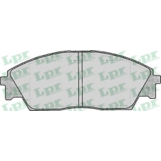 05P082 LPR Комплект тормозных колодок, дисковый тормоз