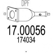 17.00056 MTS Сажевый / частичный фильтр, система выхлопа ог
