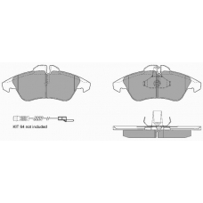 688 SIMER Комплект тормозных колодок, дисковый тормоз