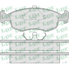 05P678 LPR Комплект тормозных колодок, дисковый тормоз