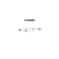 FA25680 VENEPORTE Предглушитель выхлопных газов