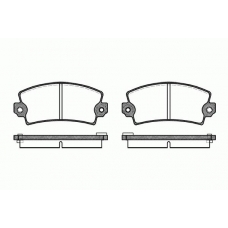 2021.06 ROADHOUSE Комплект тормозных колодок, дисковый тормоз 2021.06 ROADHOUSE Комплект тормозных колодок, дисковый тормоз