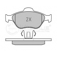 025 236 0418/PD MEYLE Комплект тормозных колодок, дисковый тормоз
