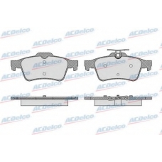 AC0581637D AC Delco Комплект тормозных колодок, дисковый тормоз