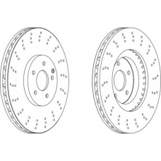 DDF1650 FERODO Тормозной диск