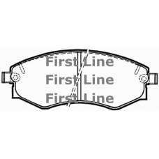 FBP3111 FIRST LINE Комплект тормозных колодок, дисковый тормоз