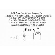 334085 RECORD FRANCE Амортизатор