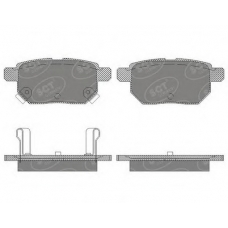 SP 659 SCT Комплект тормозных колодок, дисковый тормоз