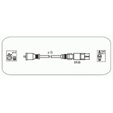 M23 JANMOR Комплект проводов зажигания