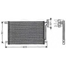 30E0012 ELECTRO AUTO Конденсатор, кондиционер