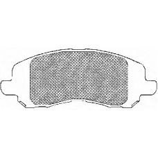 10909 BSF Комплект тормозных колодок, дисковый тормоз