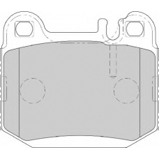 DBP221512 DURON Комплект тормозных колодок, дисковый тормоз