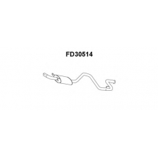 FD30514 VENEPORTE Глушитель выхлопных газов конечный