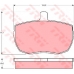 GDB341 TRW Комплект тормозных колодок, дисковый тормоз
