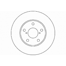 MDC1236 MINTEX Тормозной диск
