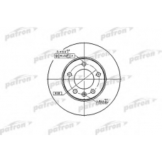 PBD2805 PATRON Тормозной диск