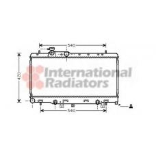51002053 VAN WEZEL Радиатор, охлаждение двигателя