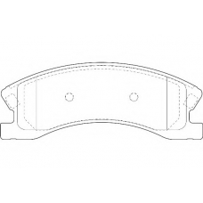 WBP24083A WAGNER LOCKHEED Комплект тормозных колодок, дисковый тормоз