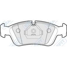 PD3014 APEC Комплект тормозных колодок, дисковый тормоз