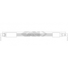 339633 SPIDAN Тормозной шланг