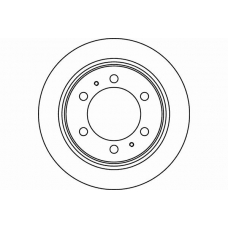 MDC1371 MINTEX Тормозной диск