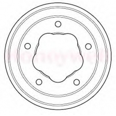 329187B BENDIX Тормозной барабан