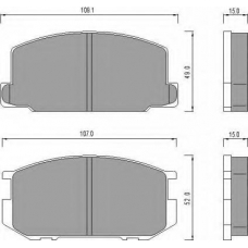 AC443181D AC Delco Комплект тормозных колодок, дисковый тормоз