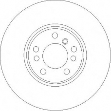 DF4187 TRW Тормозной диск