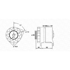 943356104010 MAGNETI MARELLI Генератор