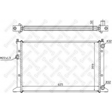 10-26427-SX STELLOX Радиатор, охлаждение двигателя
