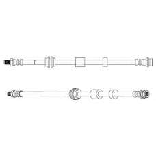 512764 CEF Тормозной шланг