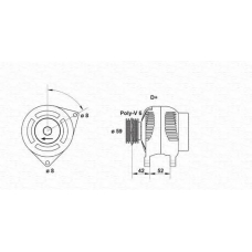 063341711010 MAGNETI MARELLI Генератор