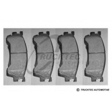 41.35.005 TRUCKTEC AUTOMOTIVE Комплект тормозных колодок, дисковый тормоз