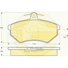 6410891 GIRLING Комплект тормозов, дисковый тормозной механизм