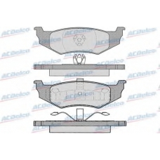 AC814281D AC Delco Комплект тормозных колодок, дисковый тормоз