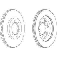 DDF1346 FERODO Тормозной диск