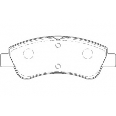 WBP23954A WAGNER LOCKHEED Комплект тормозных колодок, дисковый тормоз