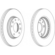 DDF1210 FERODO Тормозной диск