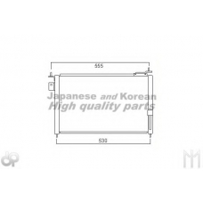 H559-27 ASHUKI Конденсатор, кондиционер
