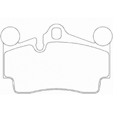 MDB2752 MINTEX Комплект тормозных колодок, дисковый тормоз