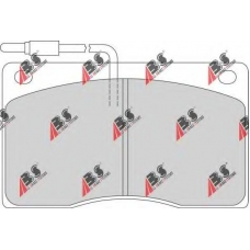 36341/1 ABS Комплект тормозных колодок, дисковый тормоз