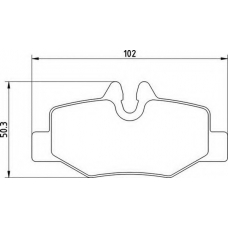 363710201383 MAGNETI MARELLI Комплект тормозных колодок, дисковый тормоз